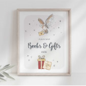 Poster Panneau de l'Assistant Livres et Cadeaux