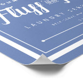 Poster Panneau de laverie de remplissage et de remplissag (Coin)