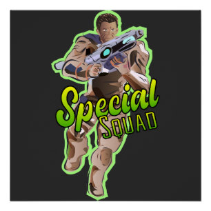 Poster Panneau de l'équipe spéciale eSport