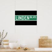 Poster Panneau de Linden Boulevard (Cuisine)