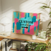 Poster Panneau de localisation personnalisé Décor de dort