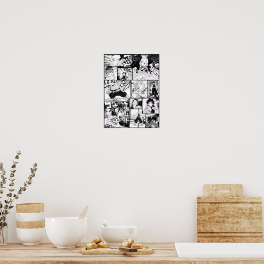 Poster Panneau de manga Démon (Cuisine)