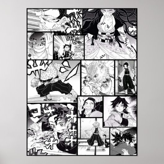 Poster Panneau de manga Démon (Devant)