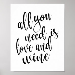 Poster Panneau de mariage 8x10 'Tout ce dont vous avez be