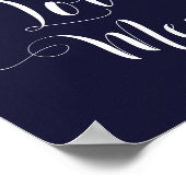 Poster Panneau de mariage à la mémoire de nos proches en  (Coin)