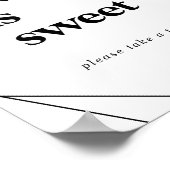 Poster Panneau de mariage amour géométrique moderne est d (Coin)