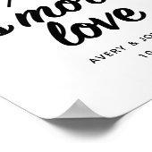 Poster Panneau de mariage avec le thème S'more Love (Coin)