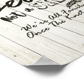 Poster Panneau de mariage Choisissez un siège pas un côté (Coin)