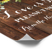 Poster Panneau de mariage de Fête de Mariée 'Take a Treat (Coin)