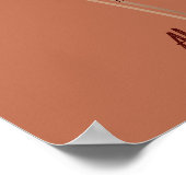 Poster Panneau de mariage de signe de boisson de l'herbe  (Coin)