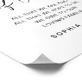 Poster Panneau de mariage EVERLEIGH Générations d'amour (Coin)