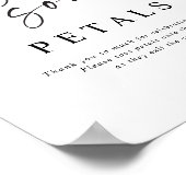 Poster Panneau de mariage moderne manuscrit pour lancer d (Coin)