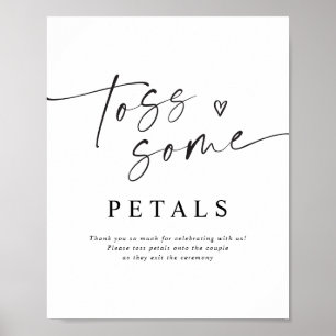 Poster Panneau de mariage moderne manuscrit pour lancer d