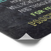 Poster Panneau de mariage Open Bar Attention Drôle (Coin)