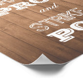 Poster Panneau de mariage - Prenez un accessoire et frapp (Coin)