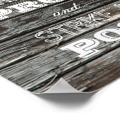 Poster Panneau de mariage - Prenez un accessoire et prene (Coin)