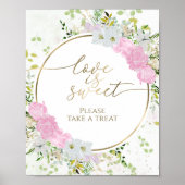 Poster Panneau de mariage printanier Fleur des champs L'a (Devant)