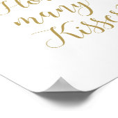 Poster Panneau de Mariage Rose Pâle et Or (Coin)