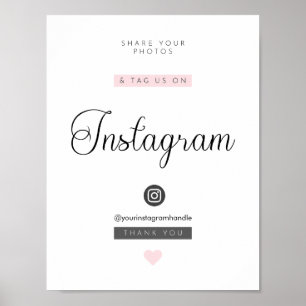 Poster Panneau de médias sociaux Airbnb/Vacances