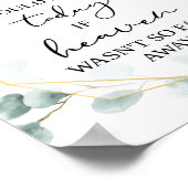 Poster Panneau de mémoire à thème Eucalyptus | Mariage du (Coin)