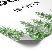 Poster Panneau de menu du bar de mariage Pine Tree The Ba (Coin)