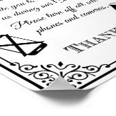 Poster Panneau de montage vintage mariage débranché maria (Coin)