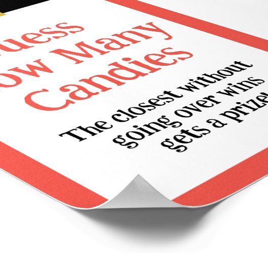 Poster Panneau de Noël Fun modifiable (Coin)