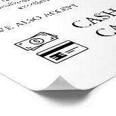 Poster Panneau de paiement par numérisation Code QR de pa (Coin)