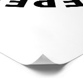 Poster Panneau de paix (Coin)