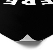 Poster Panneau de paix (Coin)