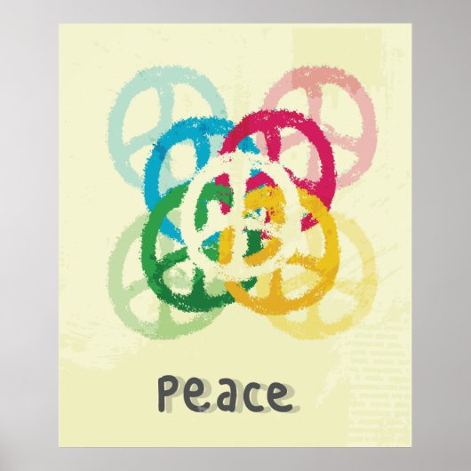 Poster Panneau de paix (Devant)