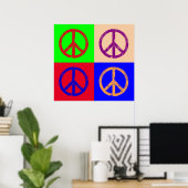 Poster Panneau de paix (Bureau à domicile)