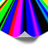 Poster Panneau de paix avec Arrière - plan Supernova (Coin)