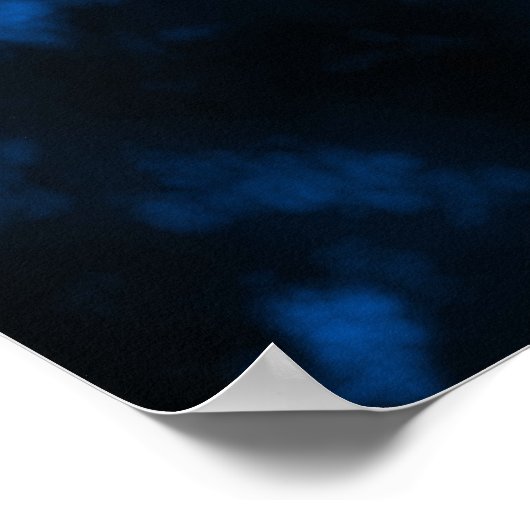 Poster Panneau de paix bleu (Coin)