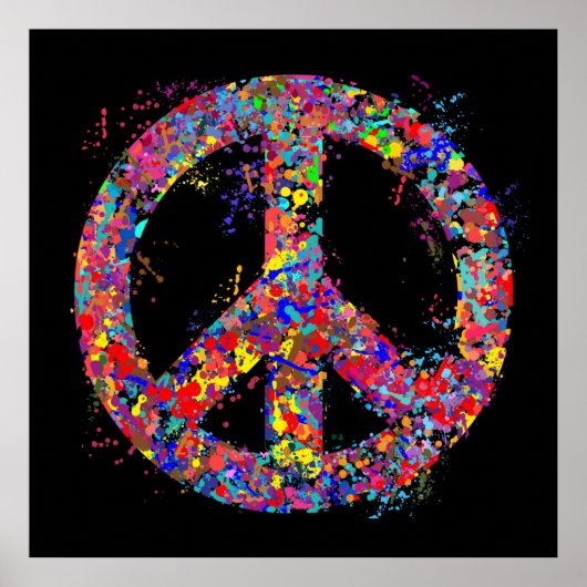 Poster Panneau de Paix, Déchets (Devant)