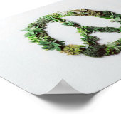 Poster Panneau de paix fabriqué en Feuille (Coin)