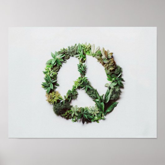 Poster Panneau de paix fabriqué en Feuille (Devant)
