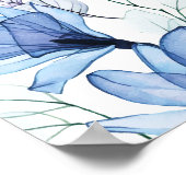 Poster Panneau de photo de célébration de vie de funérail (Coin)