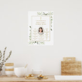 Poster Panneau de photo de faits amusants de première com (Cuisine)