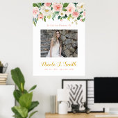Poster Panneau de photo, Panneau de célébration de la vie (Bureau à domicile)