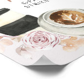 Poster Panneau de photomaton Boho Love is Brewing (Coin)