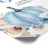 Poster Panneau de photomaton Boho Rustique Citrouille Aut (Coin)