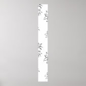 Poster Panneau de piédestal gris Davy (Devant)