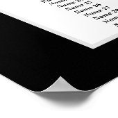 Poster Panneau de placement pour soirée CASINO, siège pou (Coin)