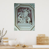 Poster Panneau de plafond au Musée du Vatican Imprimer (Cuisine)