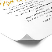 Poster Panneau de poème funéraire Eucalyptus jusqu'à ce q (Coin)