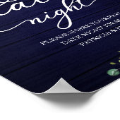 Poster Panneau de pot de Nuit de Date d'Automne Tournesol (Coin)