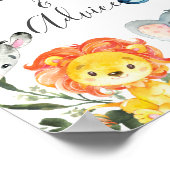 Poster Panneau de prédictions et de conseils Baby shower  (Coin)