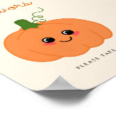 Poster Panneau de préférence du petit Baby shower Citroui (Coin)