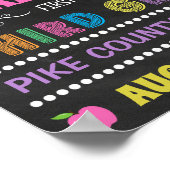 Poster Panneau de premier jour de troisième année sur tab (Coin)